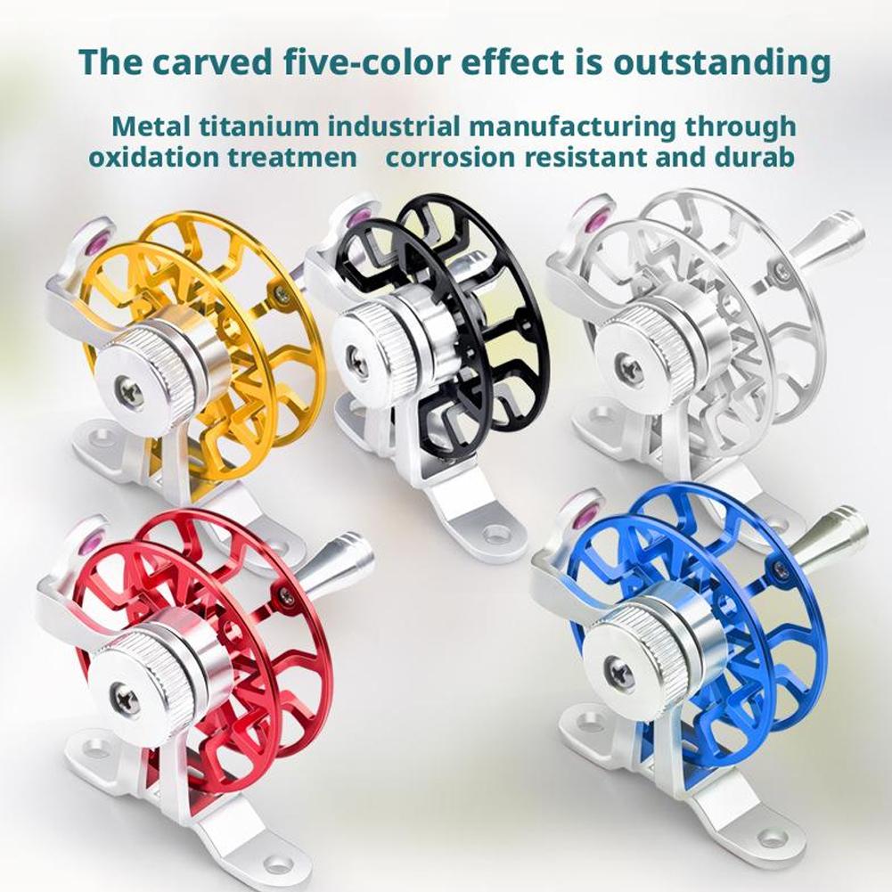 รอกตกปลาขนาดเล็กแบบโลหะทั้งตัว - Ice Fishing Reel บทวิจารณ์และราคา