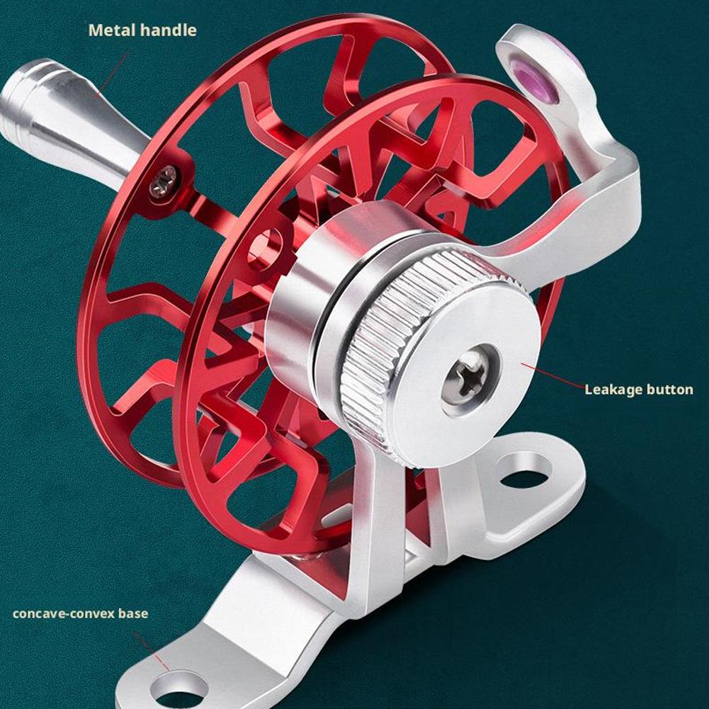รอกตกปลาขนาดเล็กแบบโลหะทั้งตัว - Ice Fishing Reel บทวิจารณ์และราคา