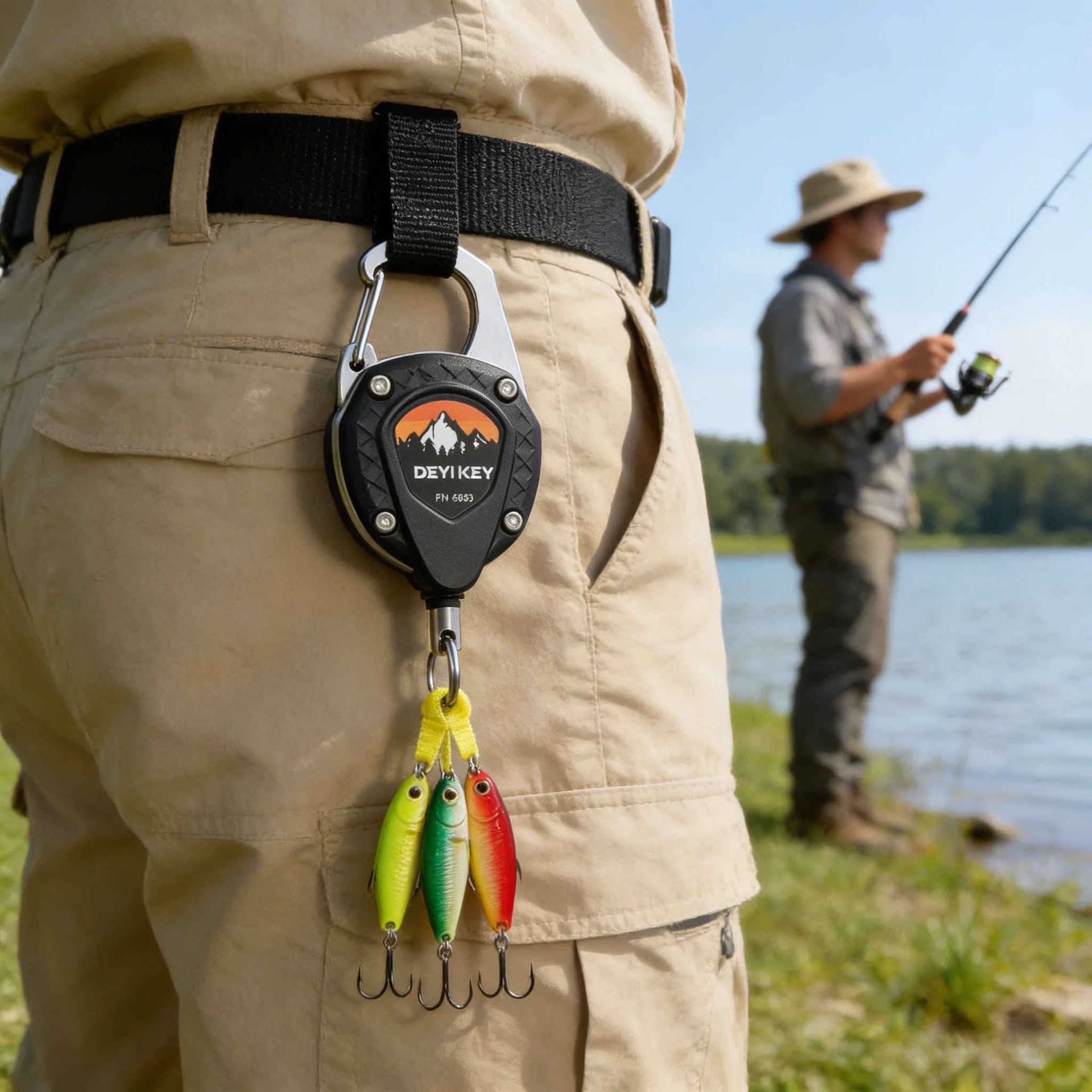 พวงกุญแจแบบยืดหดได้ สายคล้องกั - Fly Reel บทวิจารณ์และราคา