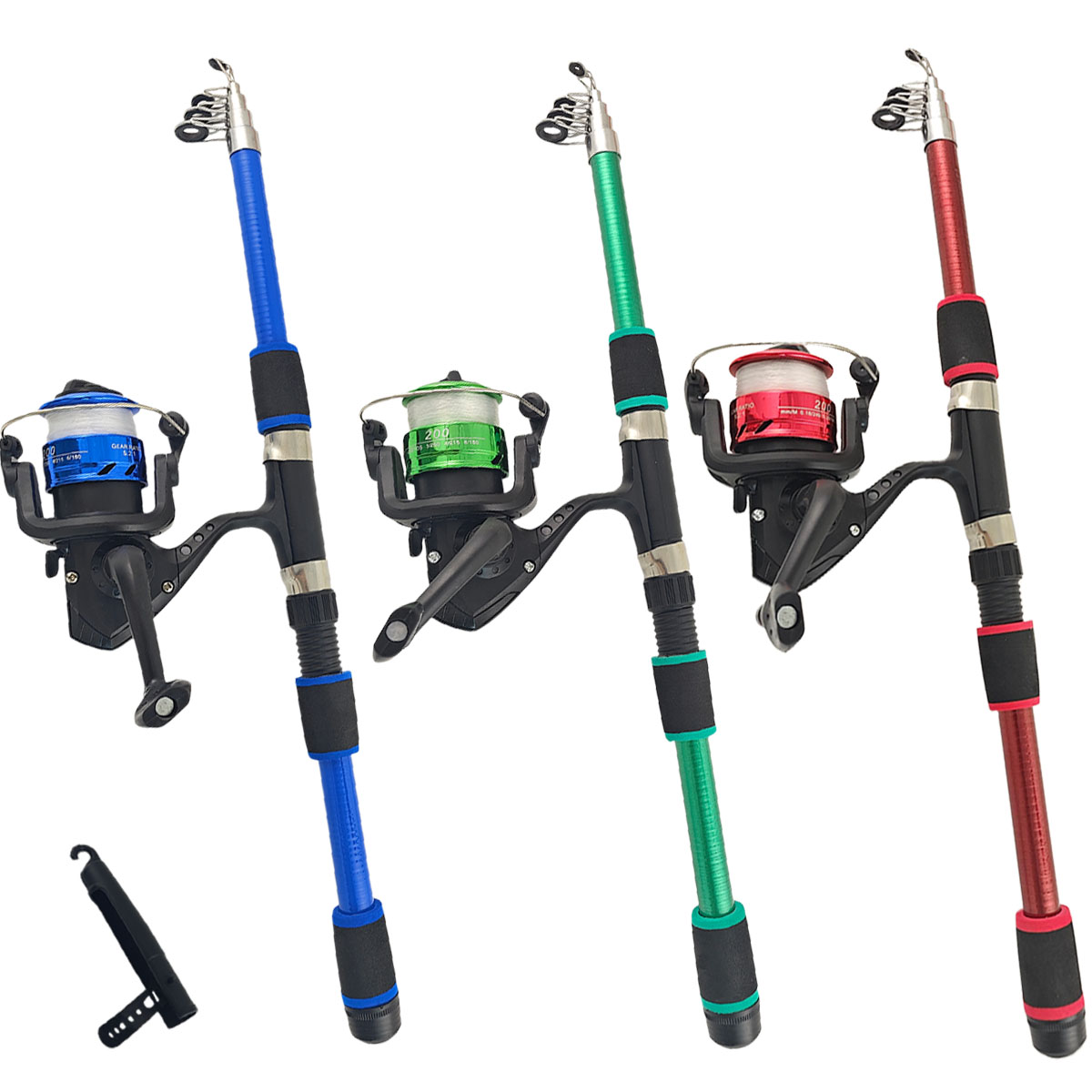 ชุดคันเบ็ดและรอกตกปลาแบบหมุน 1 - Spincast Reel บทวิจารณ์และราคา