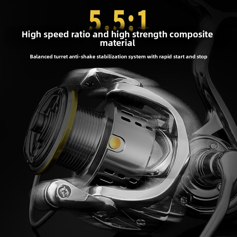 รอกตกปลาโลหะเต็มตัว 7+1 ลูกปืน - Ice Fishing Reel บทวิจารณ์และราคา
